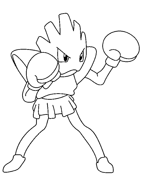 Plansa de colorat cu Pokemon 50 46